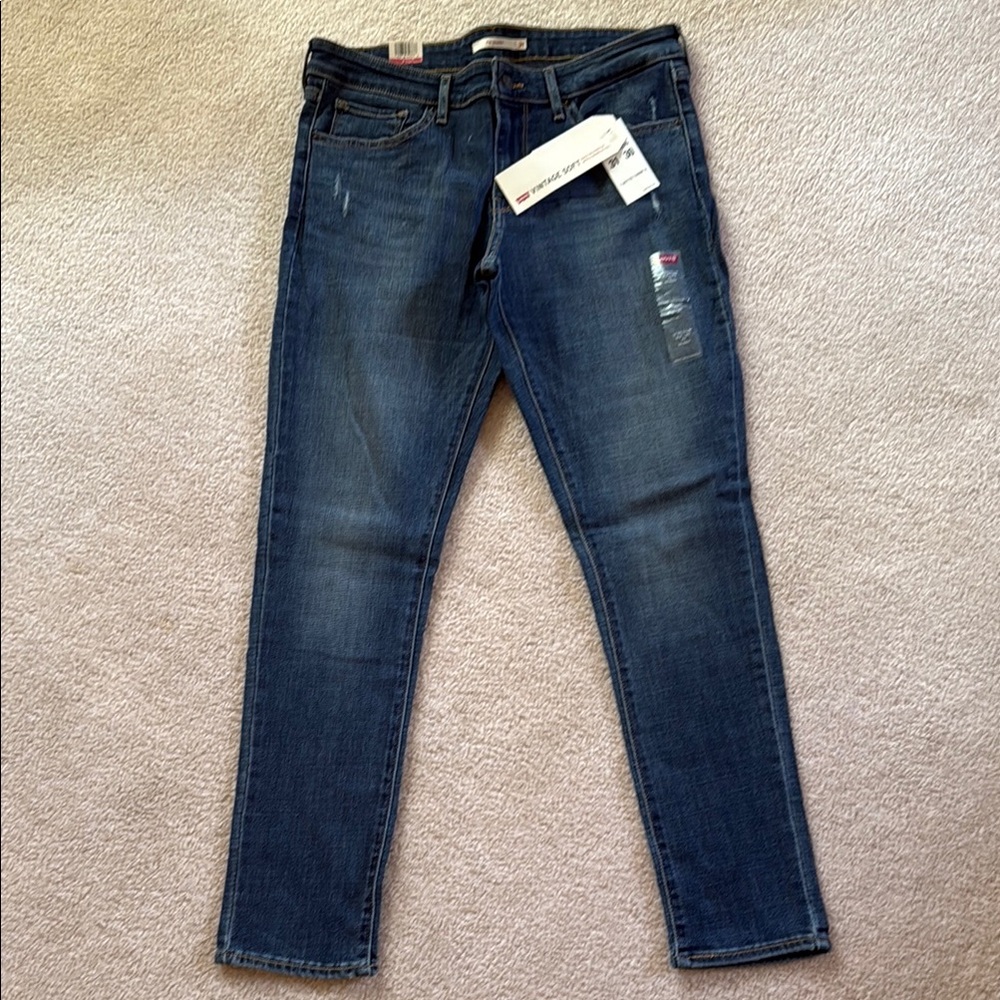 NWT Levi's Blue Straight Leg Jeans Classic Style